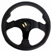 Sportovní volant kožený černý 320 mm