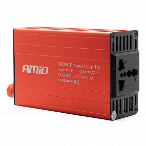 Měnič napětí 12V/220V 300W/600W 2xUSB PI03 Měnič napětí 12V/220V 300W/600W 2xUSB PI03