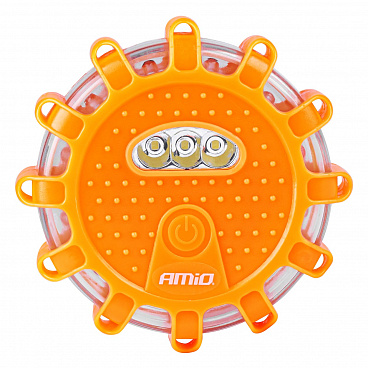 Nouzová výstražná lampa s funkcí svítilny 3xAAA IP65 12SMD + 3SMD Nouzová výstražná lampa s funkcí svítilny 3xAAA IP65 12SMD + 3SMD