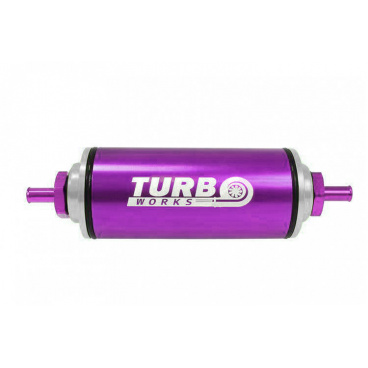 Filtr paliva TurboWorks 8,6mm Fialový