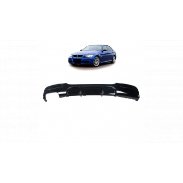 Difuzor BMW 3 E90 E91 Zadní Lesklá Černá