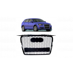 Sportovní mřížka chladiče Gloss Black AUDI A3 před faceliftem 2005-2008