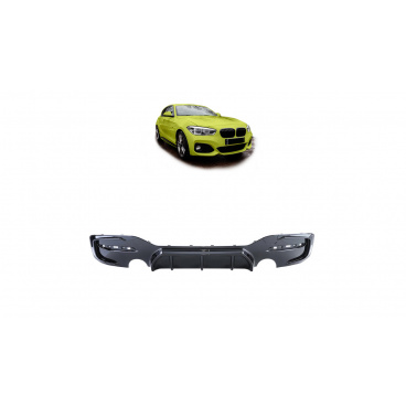 Difuzor BMW 1 F20 F21 Facelift Zadní Lesklá Černá