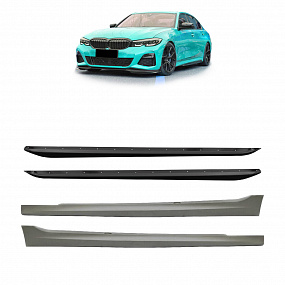 Boční prahy BMW 3 G20 G21 Prahy Carbon Look Boční prahy BMW 3 G20 G21 Prahy Carbon Look
