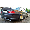 Splitter BMW 3 E46 M-Pack Tył Środkowy Bez Dyfuzora Gloss Black