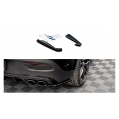 Splitter Mercedes-Benz GLE C167 Tył Boczne Gloss Black