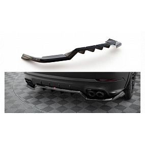 Splitter Porsche Cayenne Sport Design III Tył Środkowy z Dyfuzorem Splitter Porsche Cayenne Sport Design III Tył Środkowy z Dyfuzorem