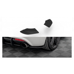 Splitter Volkswagen Scirocco III R Tył Boczne Street Pro Black-Red