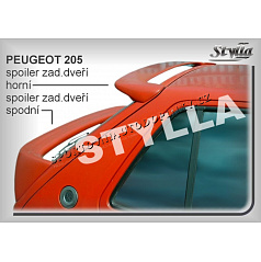 PEUGEOT 205 (83-90) spoiler zad. dveří spodní (EU homologace)