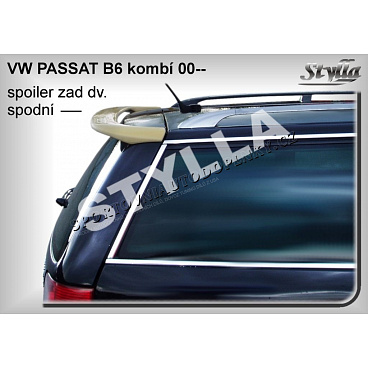 VOLKSWAGEN PASSAT B6 COMBI (00+) spoiler zad. dveří horní (EU homologace) VOLKSWAGEN PASSAT B6 COMBI (00+) spoiler zad. dveří horní (EU homologace)