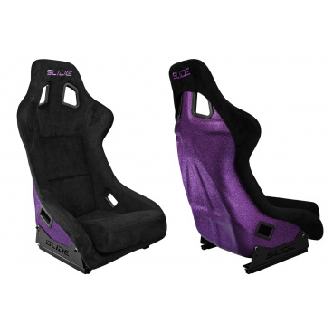 Sportovní skořepina SLIDE KS2 Premium Černý Velur Fialový Třpyt Sportovní skořepina SLIDE KS2 Premium Černý Velur Fialový Třpyt