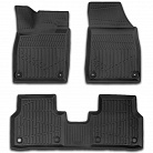 Gumový set 3D přesných autokoberců Elroq včetně krytu zadní střední části