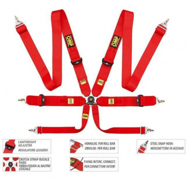 Sportovní pásy OMP 804F FIA