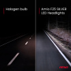 Autožárovky LED F25 SILVER FULL CANBUS 52W HB3 9005 12V 24V AMIO-04706