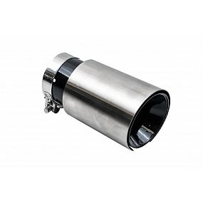 Końcówka tłumika 89mm wejście 76mm Szczotkowana