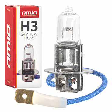 Halogenová žárovka H3 24V 70W PK22s Halogenová žárovka H3 24V 70W PK22s