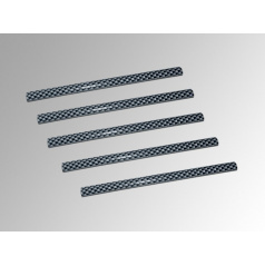 Ozdobná karbonová lišta - sada 5ks