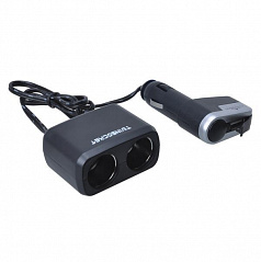 Rozdvojka zapalovače s USB DC 12-24V