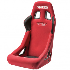 Pevná sedačka Sparco Sprint červená FIA homologace