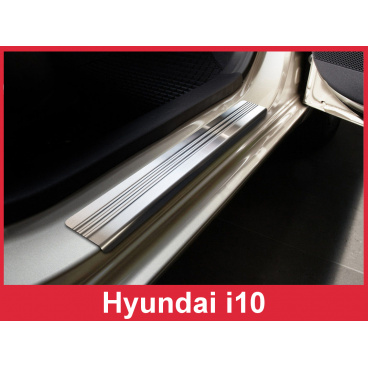 Nerez ochranné lišty prahu dveří 2ks Hyundai i10 2007-16