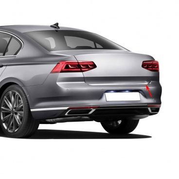 Nerez leštěná hrana zadního kufru Omtec VW Passat 2010-15 sedan Nerez leštěná hrana zadního kufru Omtec VW Passat 2010-15 sedan