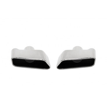 Koncovka tlumiče 180x80mm vstup 60mm BMW 525 Leštěná Sada