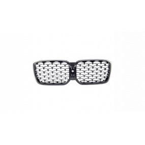 Gril BMW X3 G01 F97 X4 G02 F98 Facelift Lesklá Černá