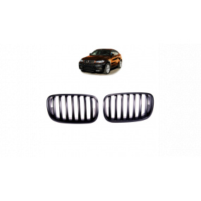 Gril BMW X6 E71 E72 X5 E70 jednotlivé žebro Matná černá Gril BMW X6 E71 E72 X5 E70 jednotlivé žebro Matná černá