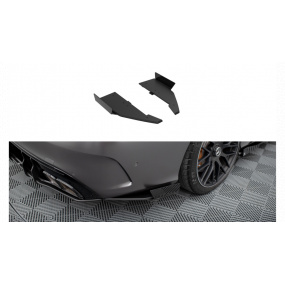 Splitter Mercedes-Benz C W205 C63 Facelift Tył Boczne Street Pro Black + Gloss Flaps