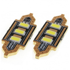 Žárovky sulfit  VERTEX Festoon C5W 3xSMD 5730 12V 36mm