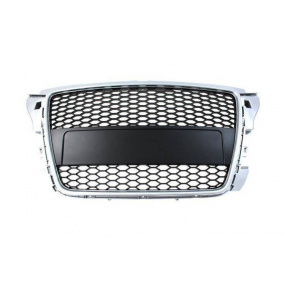 Gril Audi A3 8P Facelift RS-Styl Stříbrno Černý