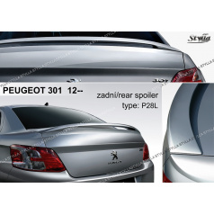 Peugeot 301 sedan 2012+ zadní spoiler (EU homologace)