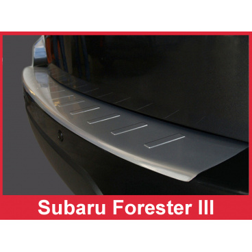 Nerez kryt- ochrana prahu zadního nárazníku Subaru Forester III 2008-12