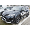 Nerez kryt- ochrana prahu zadního nárazníku Toyota RAV4 IV 2013-15