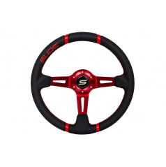 Volant SLIDE 350mm offset:90mm Kůže Červená