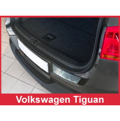 Nerez kryt- ochrana prahu zadního nárazníku Volkswagen Tiguan 2007-15