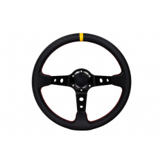 Sportovní volant černý karbon Y 350 mm