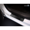 Nerez černé ochranné lišty prahu dveří 4ks Seat Ateca 2015-16