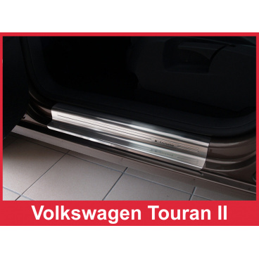 Nerez ochranné lišty prahu dveří 4ks Volkswagen Touran  2006-16