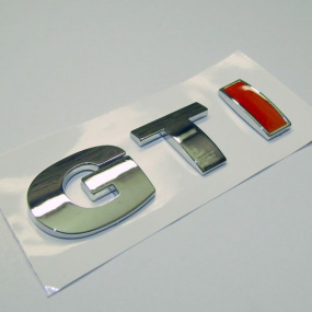 Znak GTI samolepící pro koncernové vozy VW  RED