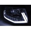 VW T6 2015- přední čirá světla chrome tube light LED DRL