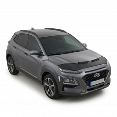 Převlek přední části kapoty černý Hyundai Kona 2017-23