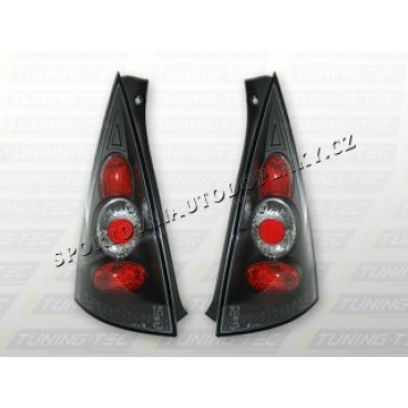 CITROEN C3 2002-09 ZADNÍ LAMPY BLACK CITROEN C3 2002-09 ZADNÍ LAMPY BLACK