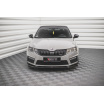 Spoiler pod přední nárazník ver.3 pro Škoda Octavia III RS Facelift Mk3, černý lesklý plast ABS