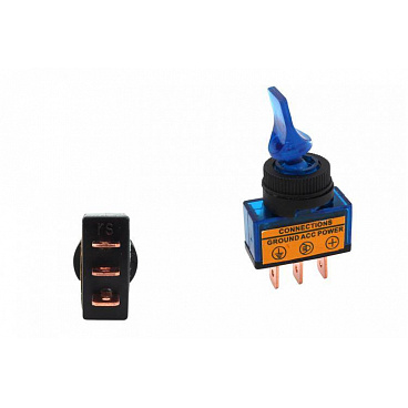 Přepínač Toggle Led Modrý