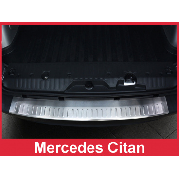 Nerez kryt-ochrana prahu zadního nárazníku Mercedes Citan 2012+
