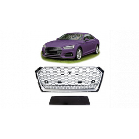 Gril Audi A5 F5 Stříbrný & Lesklý Černý Gril Audi A5 F5 Stříbrný & Lesklý Černý