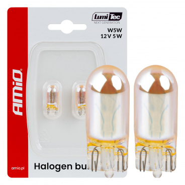 Halogenové žárovky WY5W 12V5W LumiTec oranžové chrom 2ks.