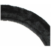 Potah na volant černý chlupatý 37-39 cm (velká hustota vlákna)