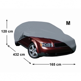 Ochranná prodloužená plachta pro menší vozidla včetně kombi 485x151x116 cm